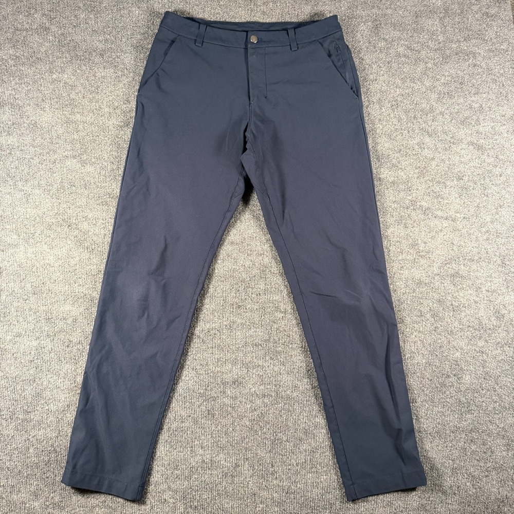 Lululemon Commission Classic-Fit Men's Warpstreme Navy Pants Size 31 x 32